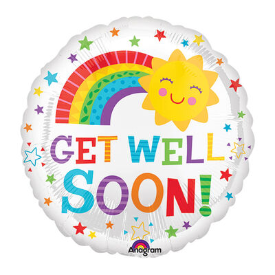 Get Well Soon! - Balloon in a box.